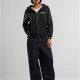 Суичър Feel The Pain Ladies Fluffy Zip Hoody black XXL
