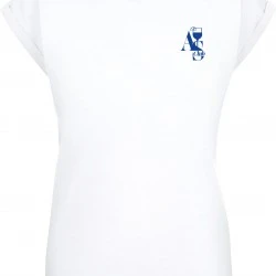 Тениска A S Club Ladies Extended Shoulder Tee white XXL