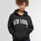 Суичър New York Ladies Fluffy Hoody black XXL