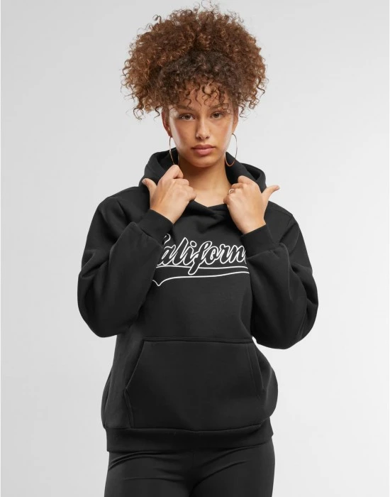 Суичър California Ladies Fluffy Hoody black XXL