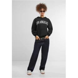 Суичър Los Angeles Ladies Fluffy Hoody black XXL
