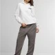 Суичър The Brunch Club Ladies Fluffy Hoody white XXL