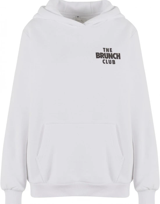Суичър The Brunch Club Ladies Fluffy Hoody white XXL
