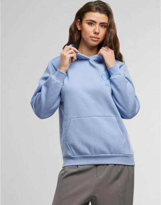 Суичър Good Vibes Bow Ladies Fluffy Hoody powderblue XXL