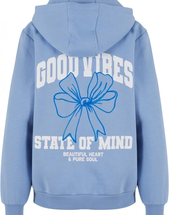 Суичър Good Vibes Bow Ladies Fluffy Hoody powderblue XXL