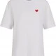 Тениска Heart Shape EMB Tee white XXL