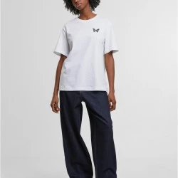 Тениска Butterfly EMB Tee white XXL