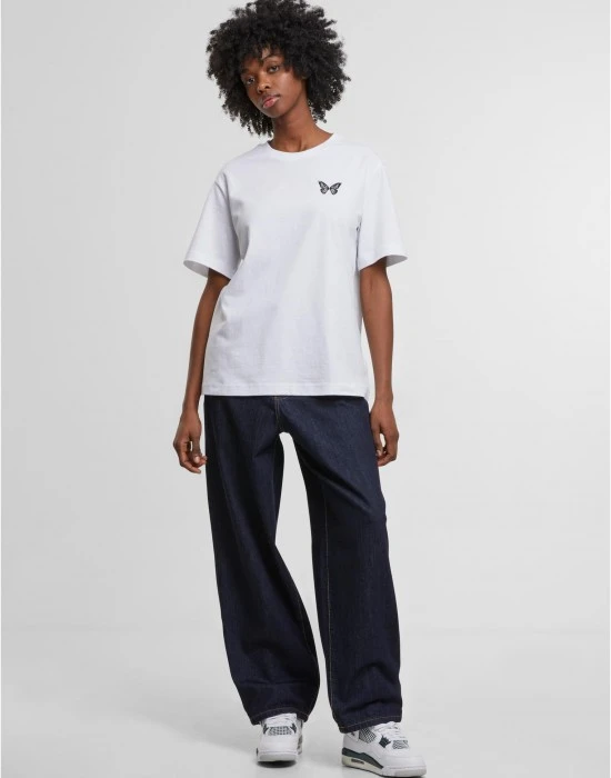Тениска Butterfly EMB Tee white XXL