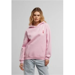 Суичър Queen Card EMB Fluffy Hoody softpink XXL