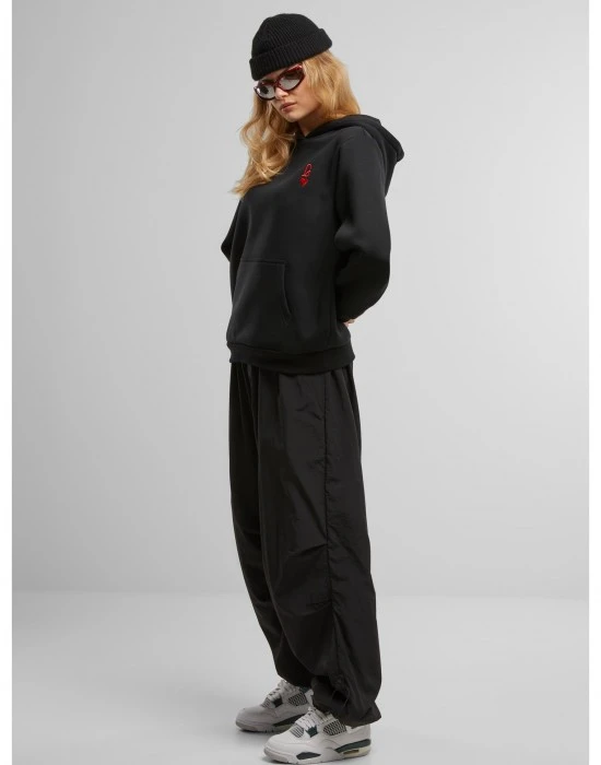 Суичър Queen Card EMB Fluffy Hoody black XXL