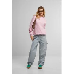 Суичър Queen Card EMB Fluffy Hoody softpink XXL