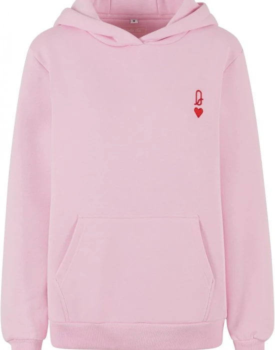 Суичър Queen Card EMB Fluffy Hoody softpink XXL