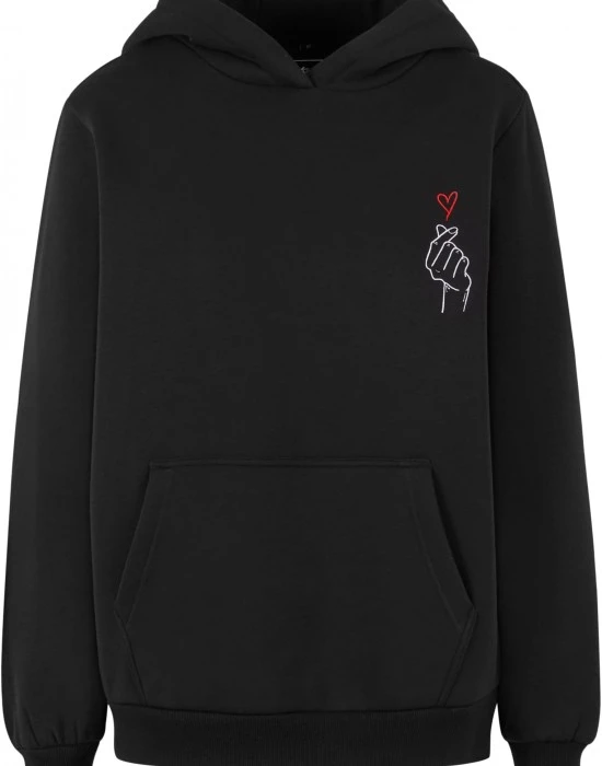 Суичър K Heart EMB Fluffy Hoody black XXL