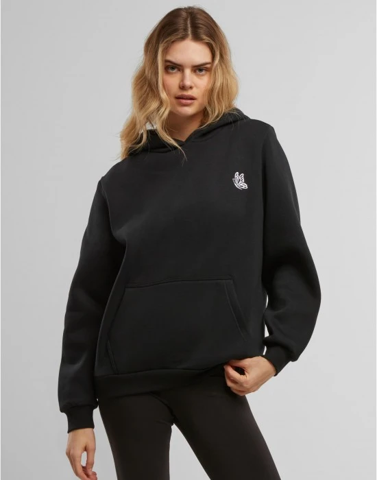 Суичър Flying Butterfly EMB Fluffy Hoody black XXL