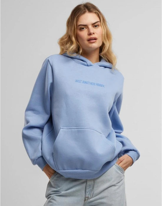 Суичър Just Another EMB Fluffy Hoody powderblue XXL