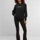Суичър Just Another EMB Fluffy Hoody black XXL