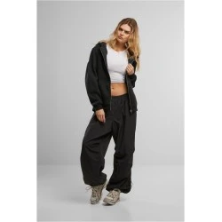 Суичър Peace Sign EMB Fluffy Zip Hoody black XXL