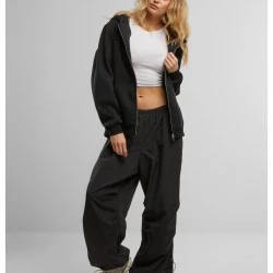 Суичър Peace Sign EMB Fluffy Zip Hoody black XXL