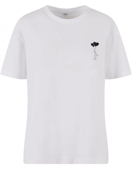 Тениска Love In The Air EMB Tee white XXL