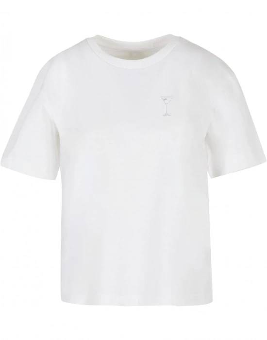 Тениска Shake Sip Smile Tee white XXL