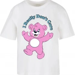 Тениска Really Don't Care Pink Bear Tee white XXL