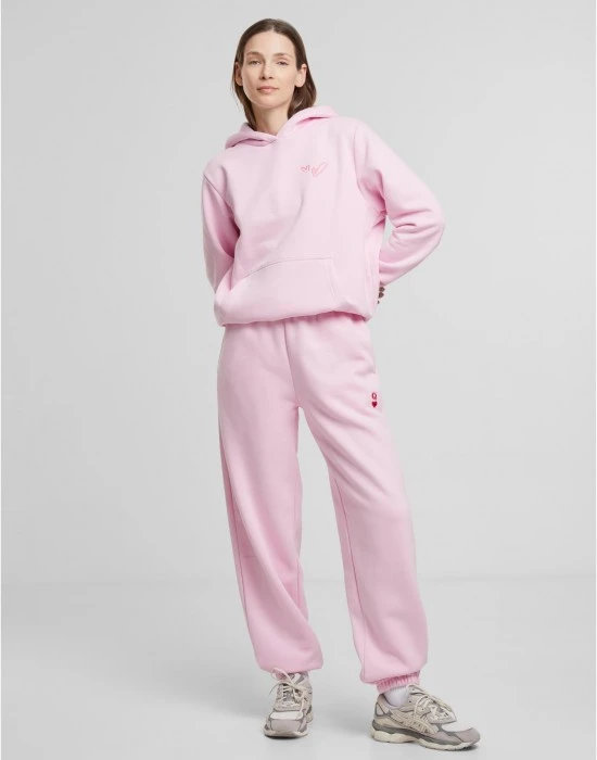 Суичър Heart Signs EMB Ladies Fluffy Hoody softpink XXL