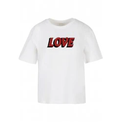 Тениска Big Love Letters Tee white XXL