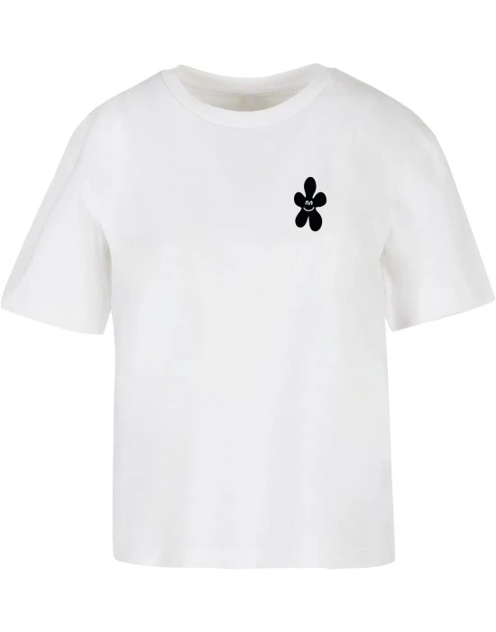 Тениска Good Karma Happy Flower Tee white XXL
