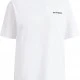 Тениска Be Happy Wording EMB Tee white XXL