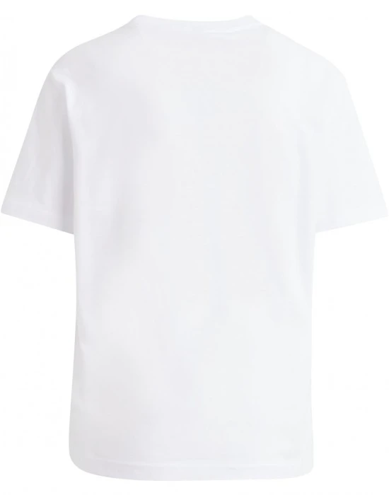 Тениска Be Happy Wording EMB Tee white XXL