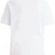 Тениска Be Happy Wording EMB Tee white XXL
