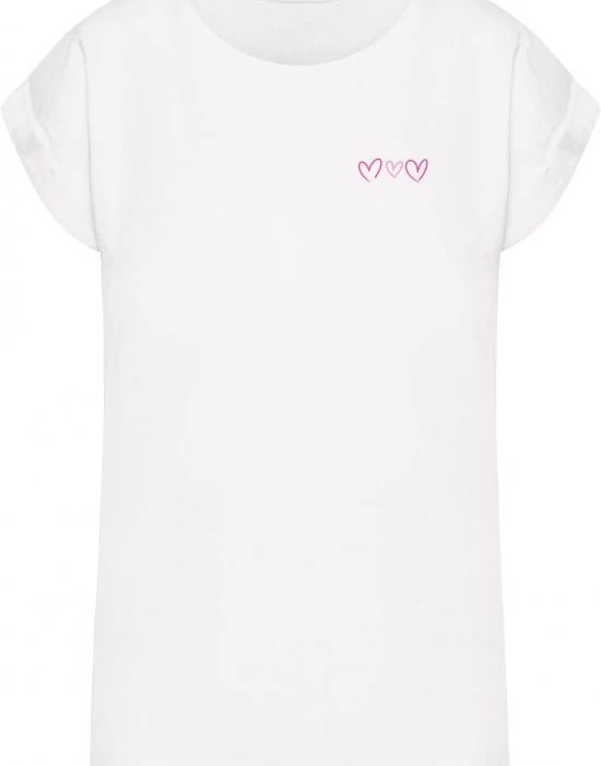 Тениска Always Trust Your Heart Ladies Extended Shoulder Tee white XXL