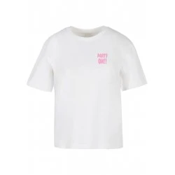 Тениска Party On Tee white XXL