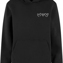 Суичър Always Trust Your Heart Ladies Fluffy Hoody black XXL