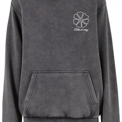 Суичър One Line Flowers Ladies Vintage Heavy Hoody magnet XXL