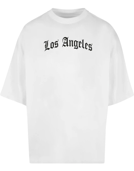 Тениска Los Angeles Wording New Huge Tee white XL