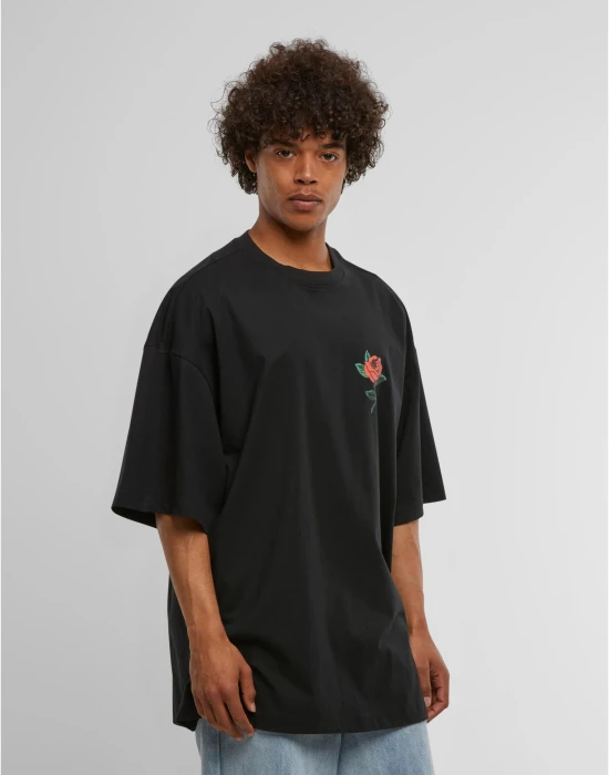 Тениска Rose Huge Tee black XXL