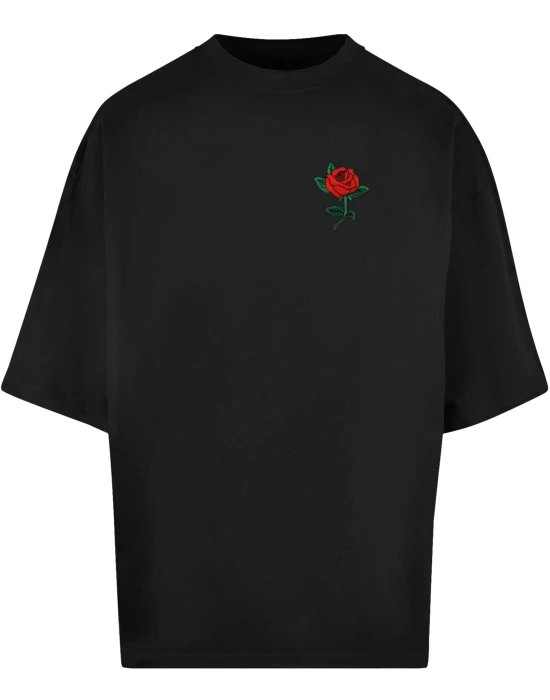 Тениска Rose Huge Tee black XXL