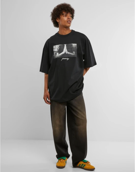 Тениска Pray New Huge Tee black XXL