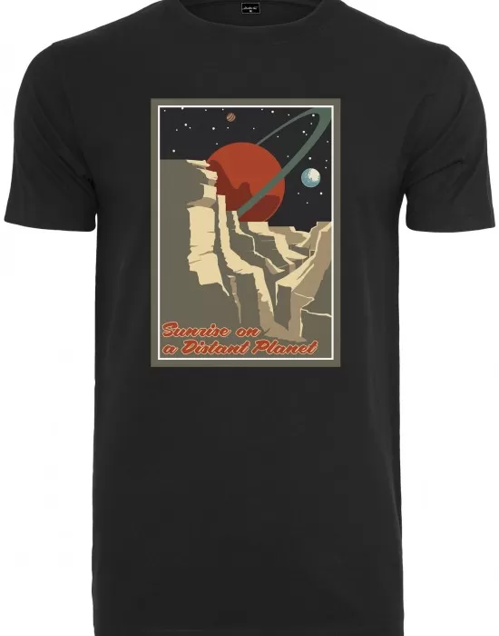 Дамска тениска Mister Tee Distant Planet в черен цвят, Тениски - Hoodstyle.bg