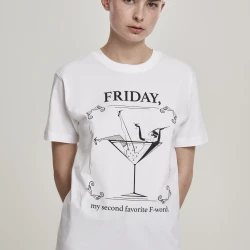 Дамска тениска Ladies F-Word Tee white XS