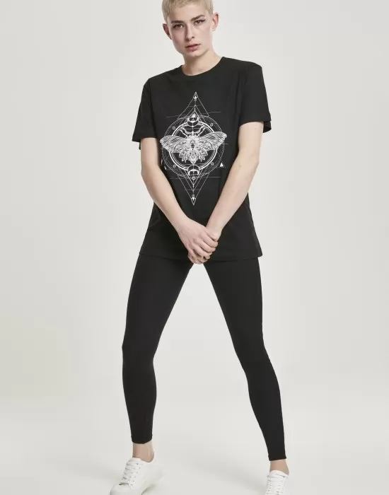 Дамска тениска Mister Tee Moth в черен цвят, Тениски - Hoodstyle.bg