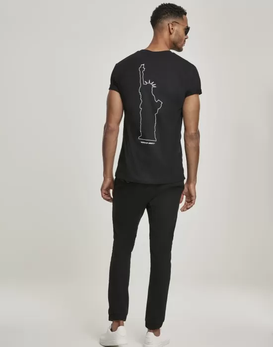 Мъжка черна тениска Mister Tee Statue of Liberty, Тениски - Hoodstyle.bg