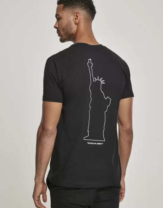 Мъжка черна тениска Mister Tee Statue of Liberty, Тениски - Hoodstyle.bg