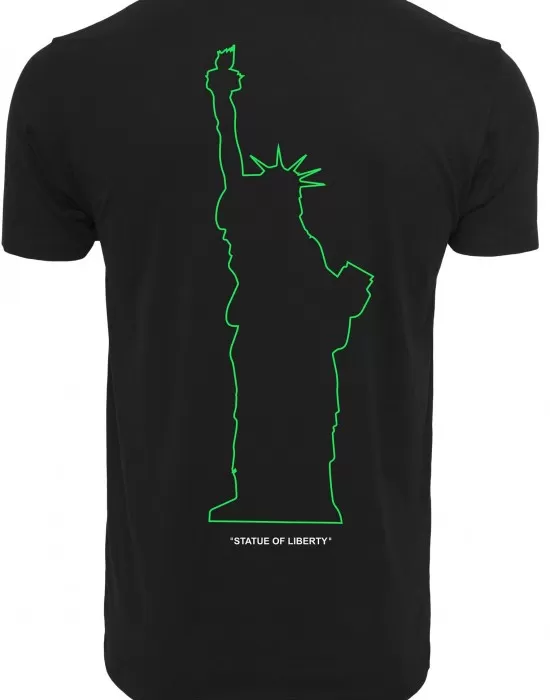 Мъжка черна тениска Mister Tee Statue of Liberty, Тениски - Hoodstyle.bg