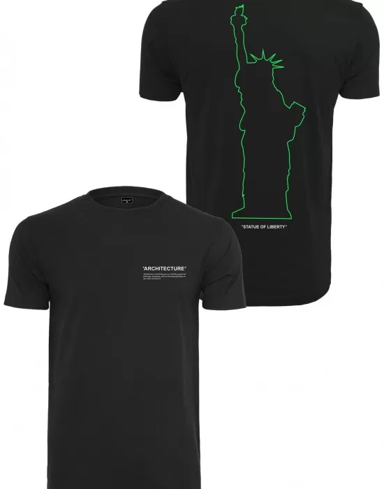 Мъжка черна тениска Mister Tee Statue of Liberty, Тениски - Hoodstyle.bg