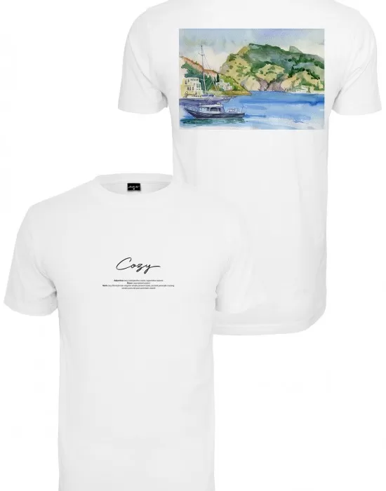Мъжка тениска Mister Tee Cozy в бял цвят, Тениски - Hoodstyle.bg