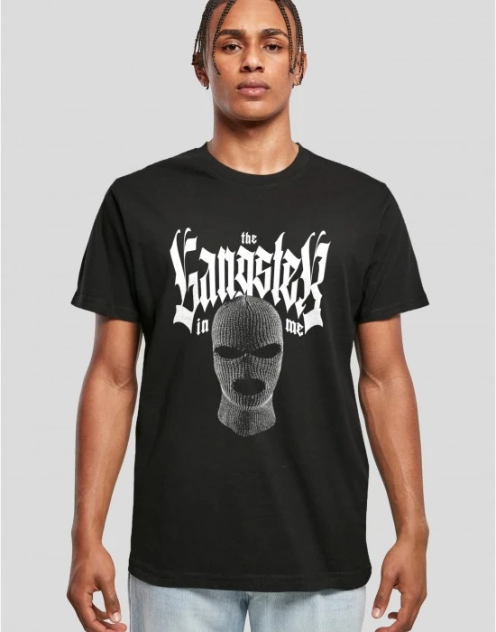 Мъжка тениска в черен цвят Mister Tee The Gangster In Me