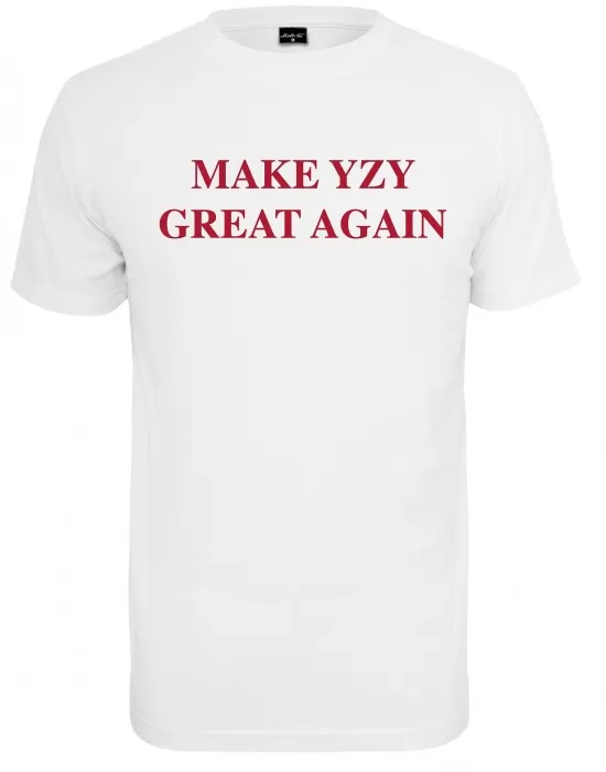 Мъжка тениска Mister Tee Great Again в бял цвят, Тениски - Hoodstyle.bg