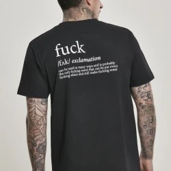Мъжка тениска Mister Tee FCK в черен цвят